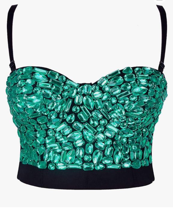 Шикарний топ корсет з камінцями