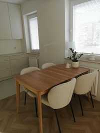 Dębowy stół- drewniany stół rozkładany- chowana wkładka- olej twardy