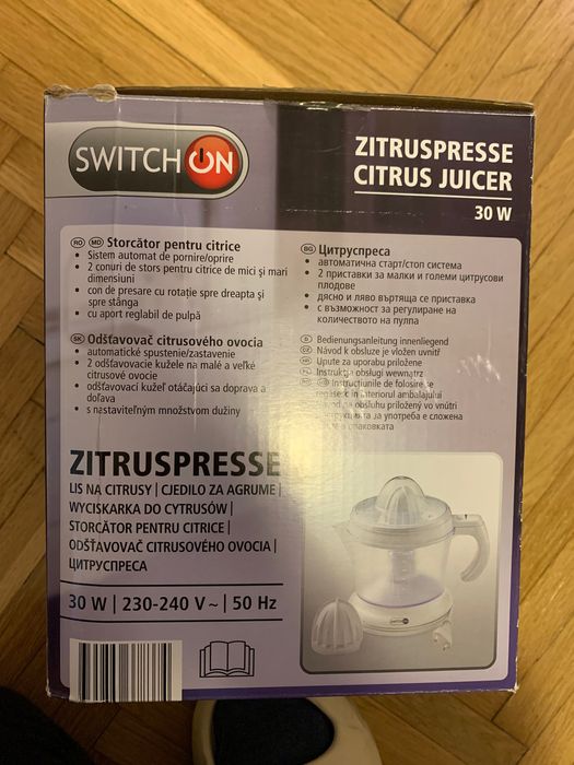 Elektryczna wyciskarka do owoców SwitchON