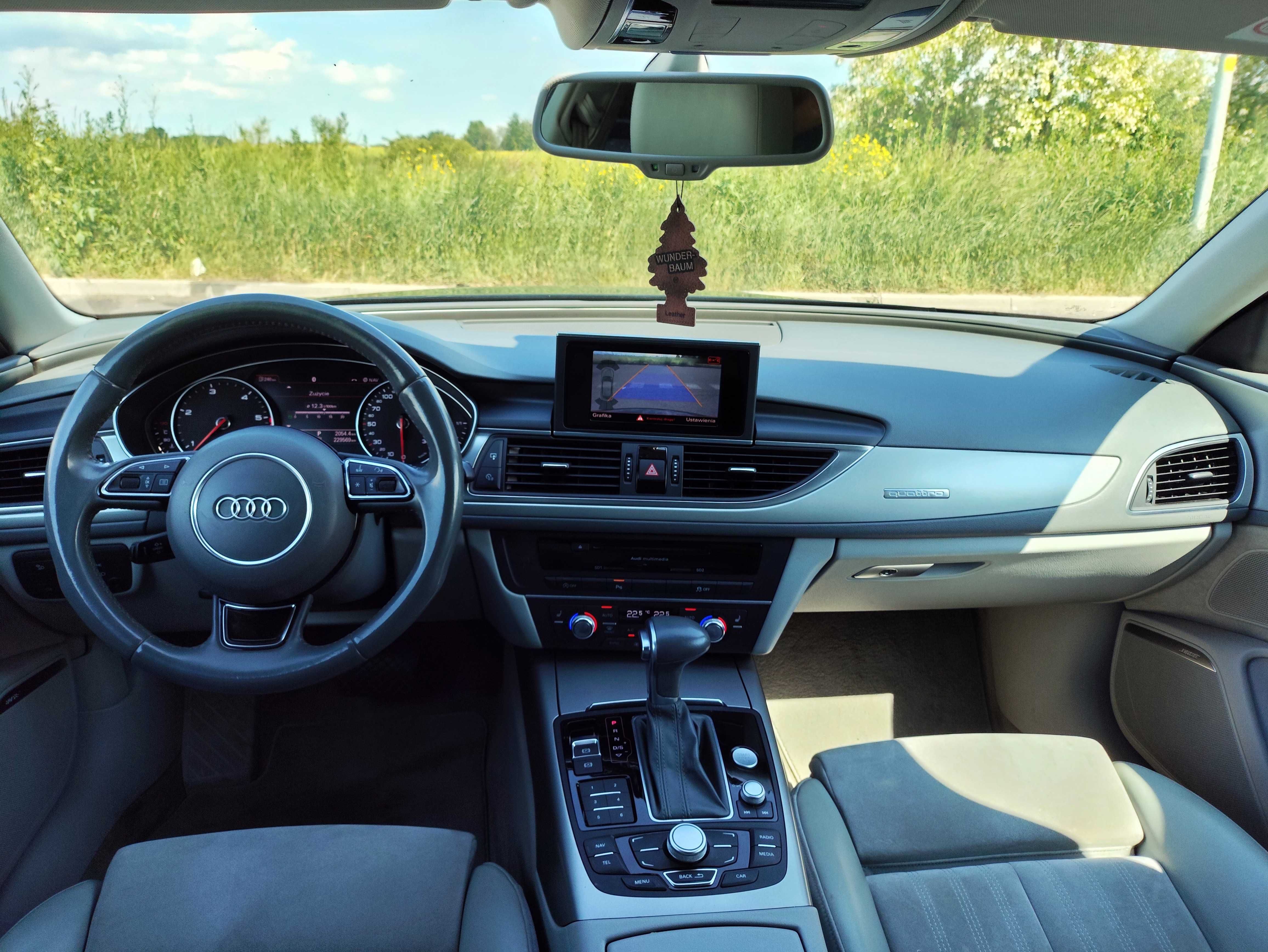 Audi A6 C7 3.0 TDI Quattro Automat Kamera ki PDC Jasny Środek 2014 Rok