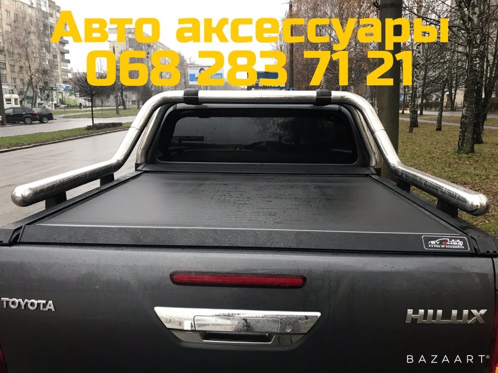 Ролеты в кузов для пикапов Ролл бары Защитный обвес из нержавейки