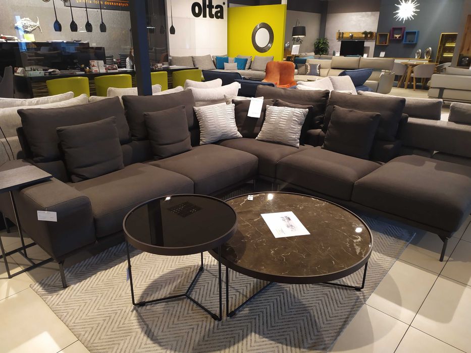 Narożnik Topaz z prestiżowej firmy Olta, 289 x 259 cm