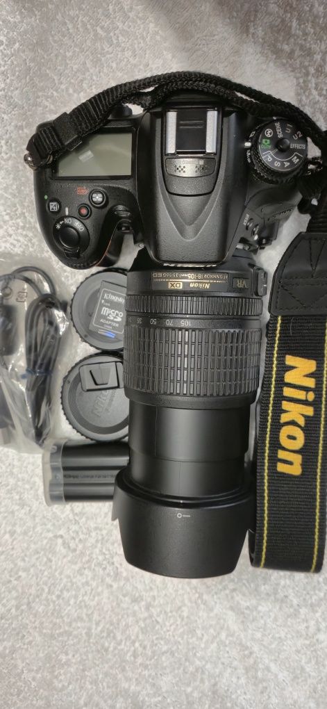 Nikon D7100 Jak nowy. Obiektyw Nikkor 18-105 f.3.5-5.6 G . 7210 zdięć!