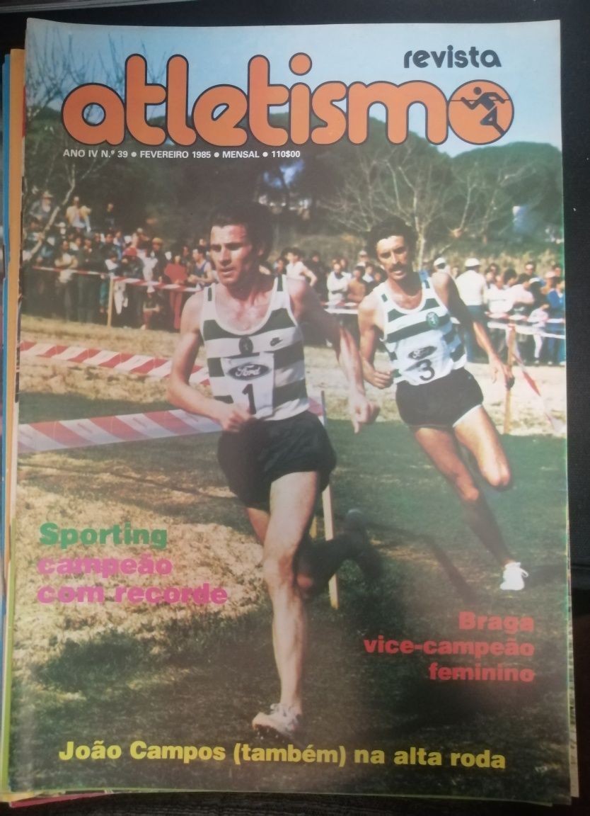 Disponho de algumas edições Revista Atletismo entre os anos 1982 e 87