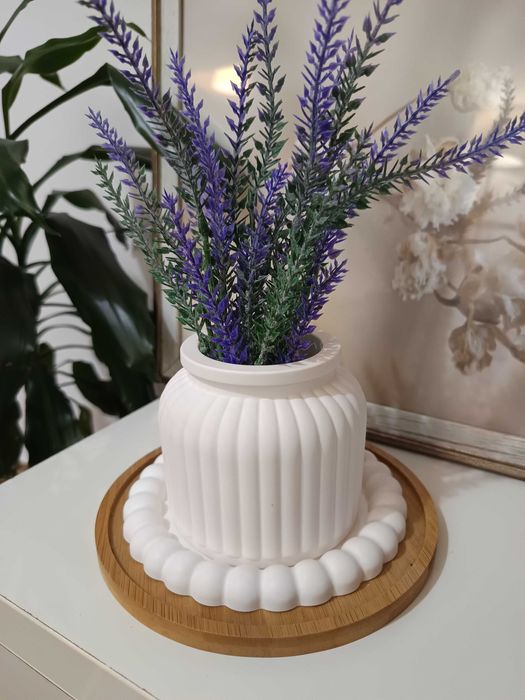 Decoração gesso e velas