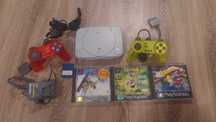 konsola PlayStation 1 PSone model + 2 pady + karta pamięci + 3 gry
