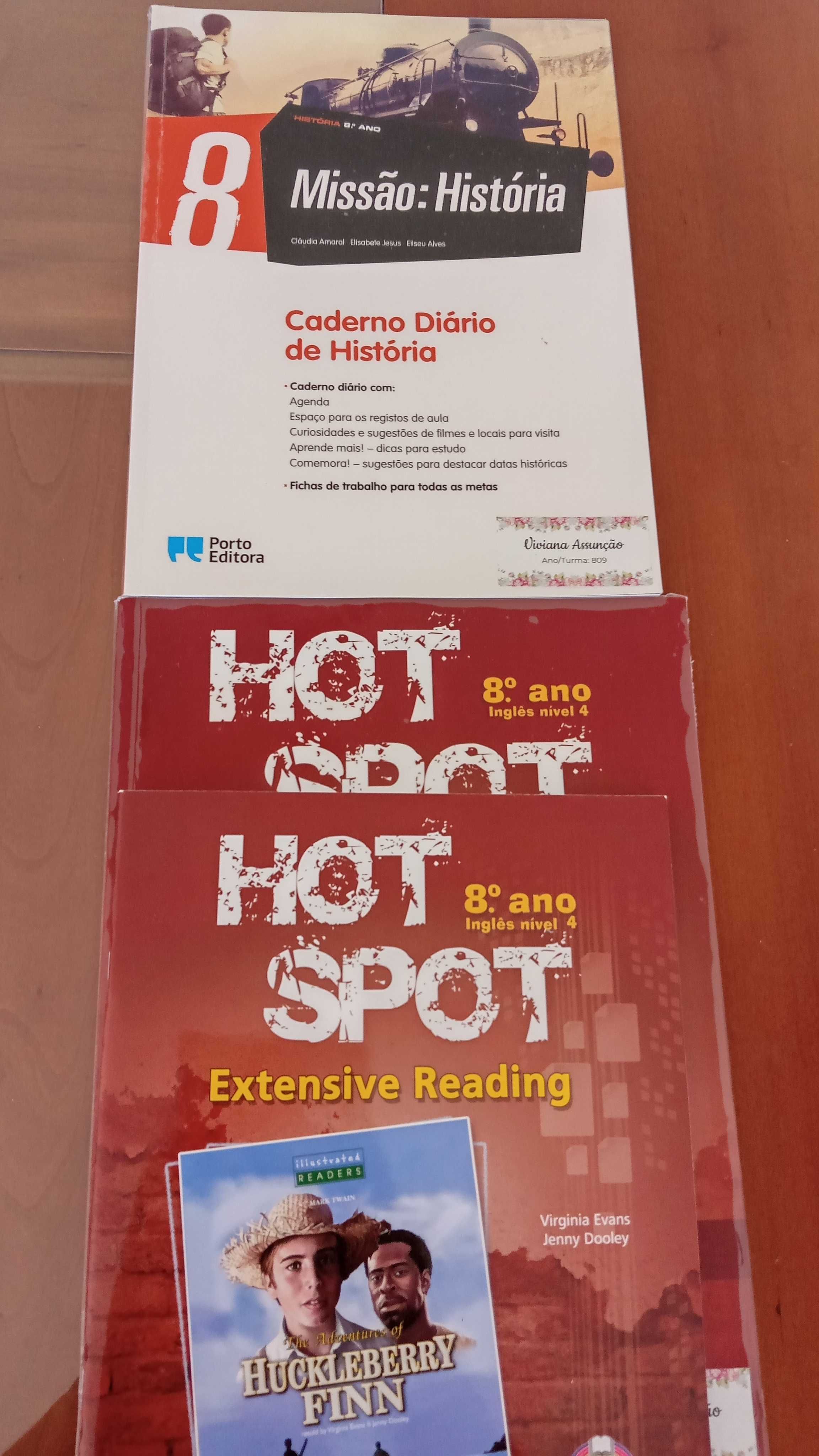 Cadernos de atividades 7°8°9°a 3€ cada livro