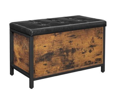 Skrzynia siedzisko pufa rustykalna unikalna schowek NOWA ekoskóra