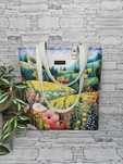 Torebka damska shopper torebka na ramię zamykana handmade - pejzaż 6