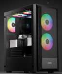 AURA GC6 Obudowa gamingowa do komputera Mid-Tower, LED RGB