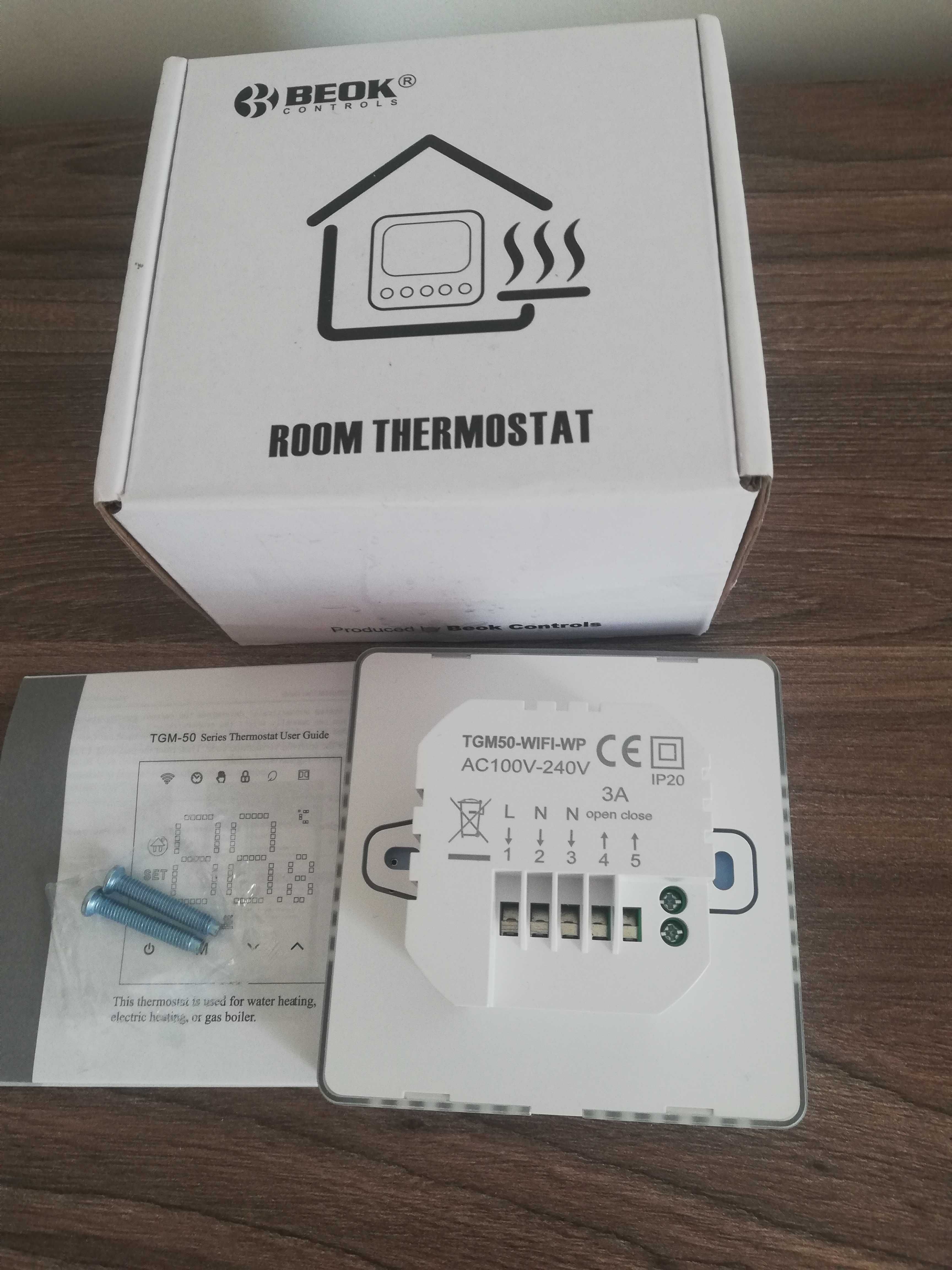 Inteligentny thermostat Beok TGM50 – WIFI –WP.