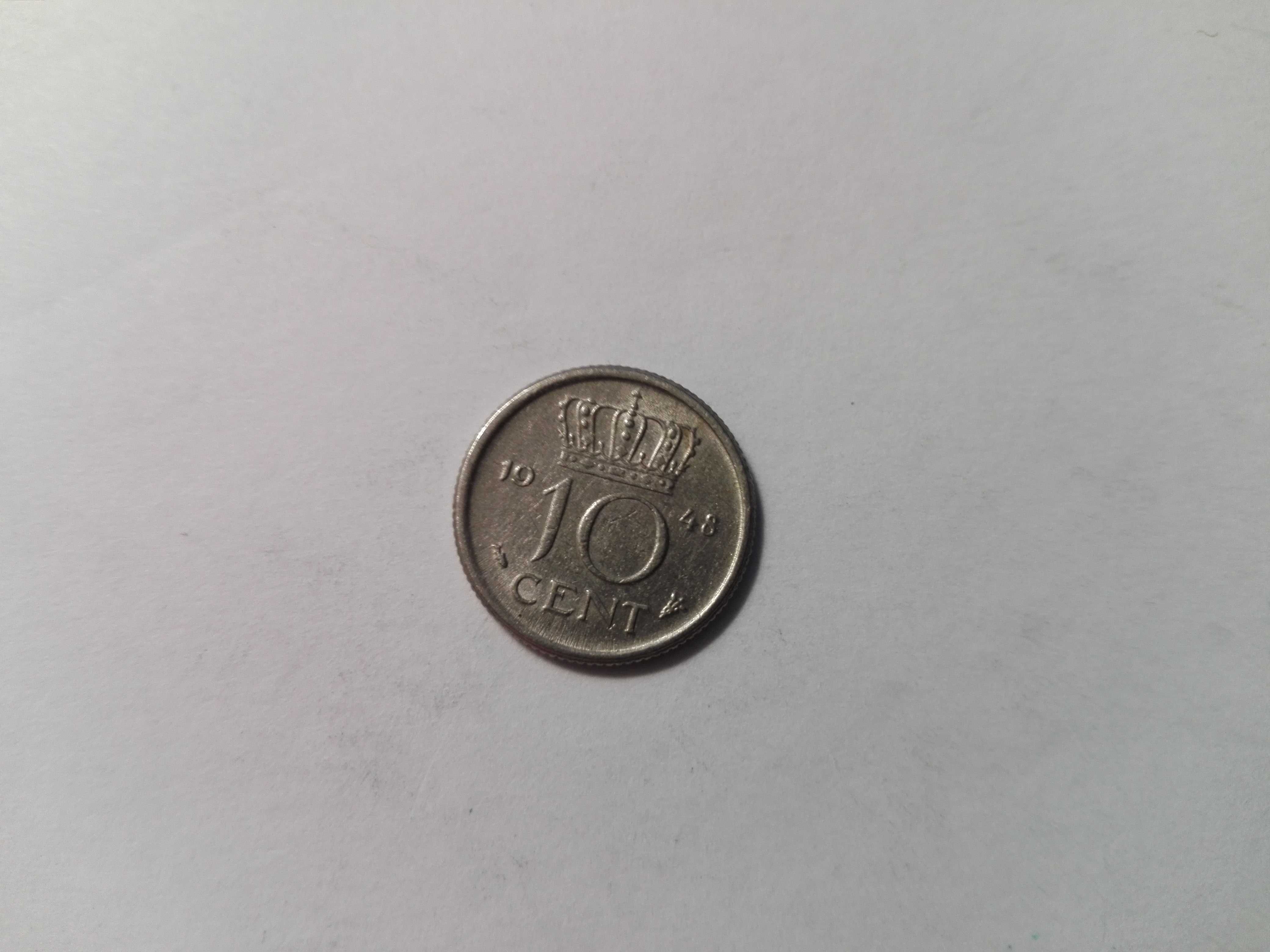 Holandia  2½ guldena srebro, 1 i 5 guldenów, 10 centów