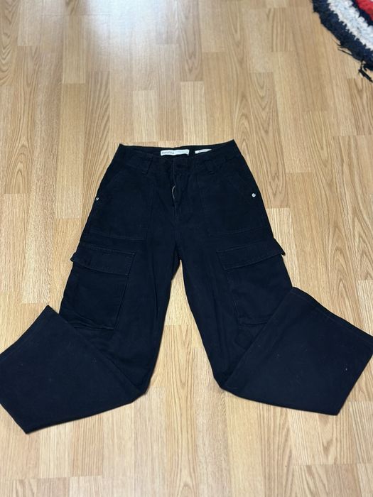 Чорні карго штани Bershka | Нові | Розмір 32 (XS-S)