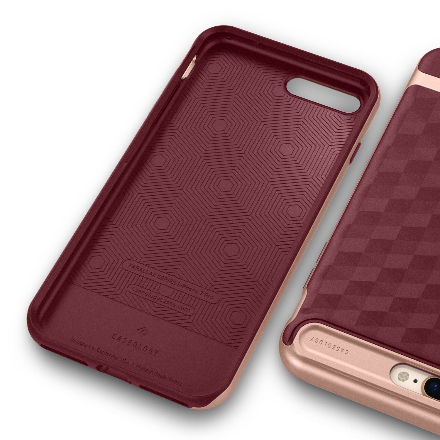 Etui Caseology iPhone 7 Plus / 8 Plus Parallax Burgundy