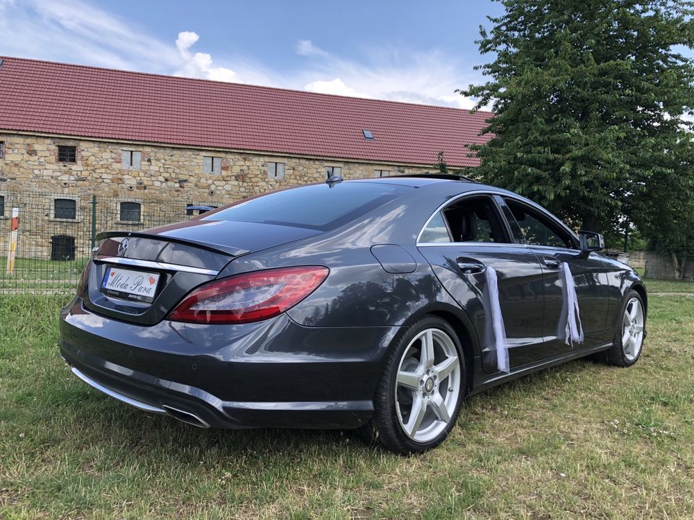 Auto do ślubu limuzyna weselna ślubna Audi A7 Mercedes CLS 550 AMG