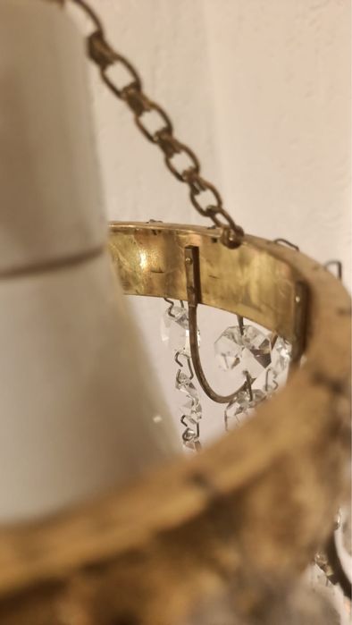 1960р. Preciosa Jablonec Чехія кришталь світильник бра настіний