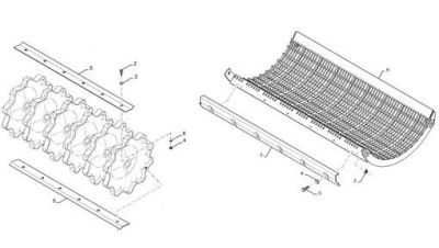Zestaw klepiska z zaślepami do kukurydzy NEW HOLLAND 8405,0230