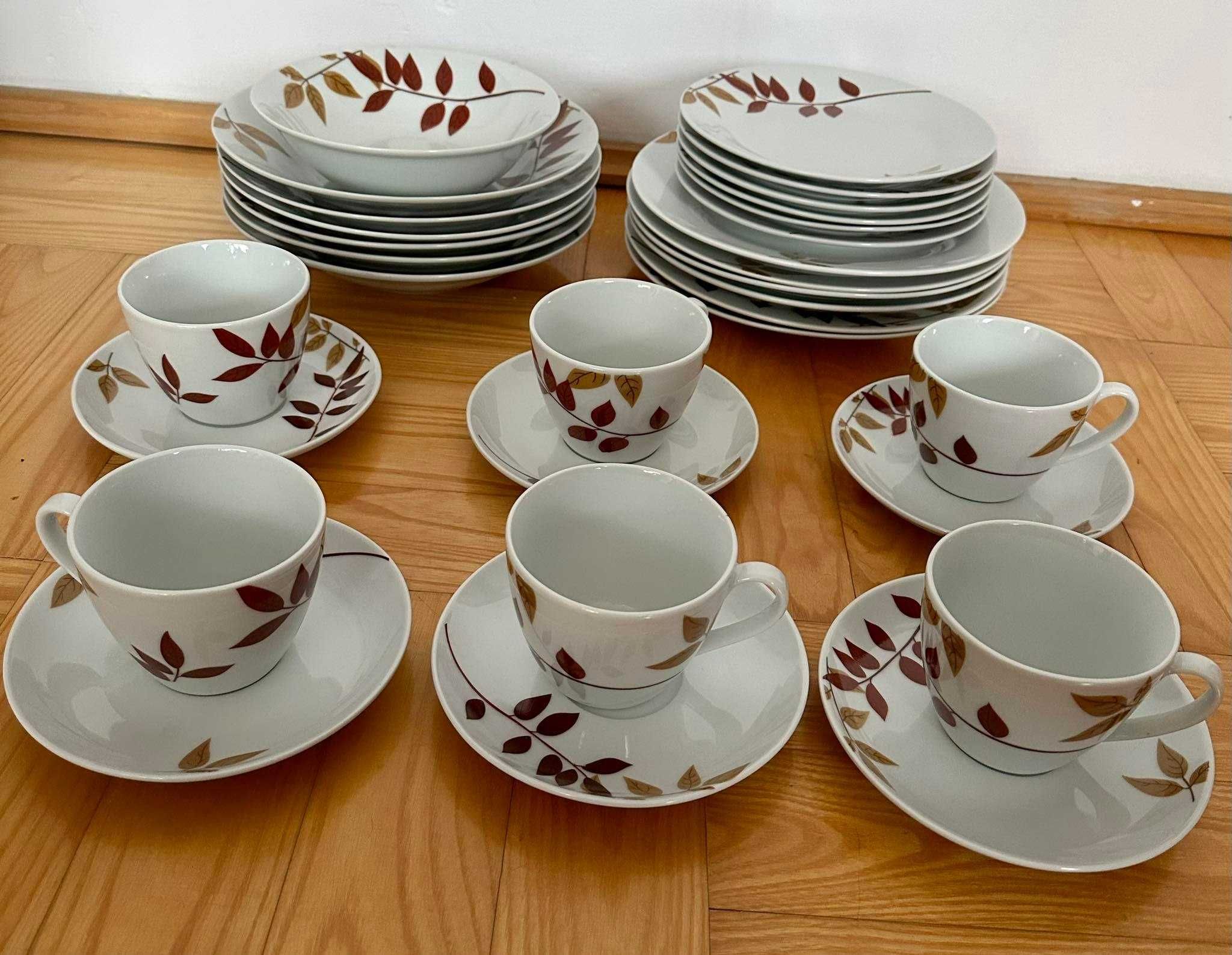 Serwis porcelanowy obiadowo-kawowy Altom autumn 60 szt - 12 osób