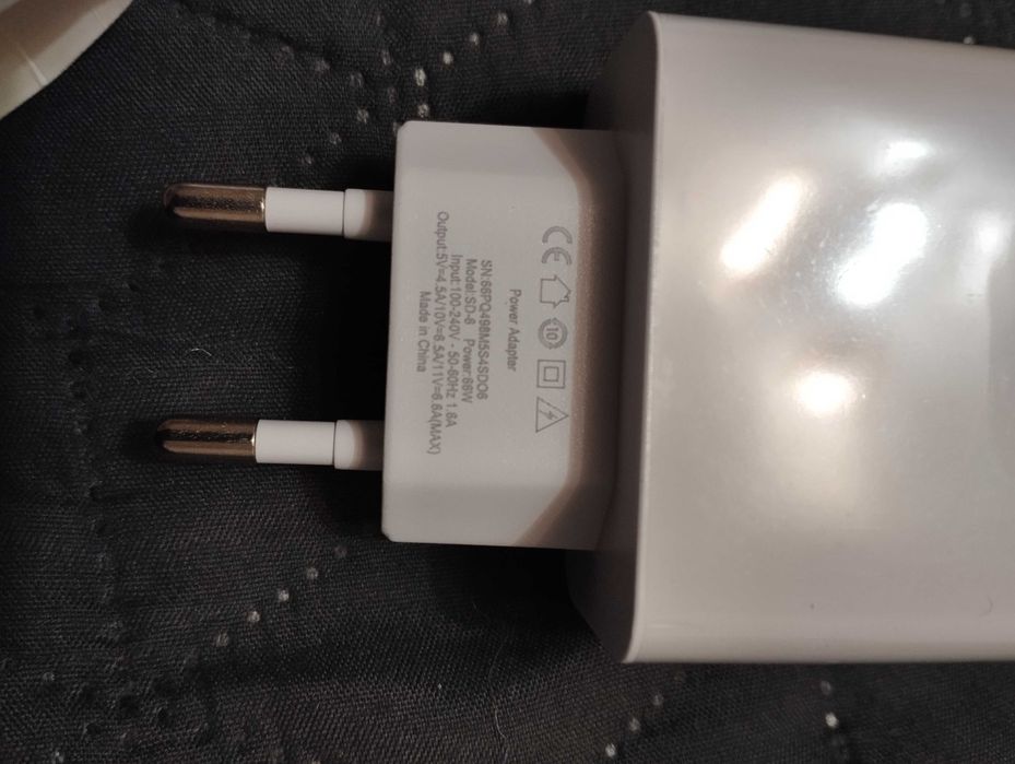 Блок питания, зарядное устройство, с быстрой зарядкой 66w. 120w.