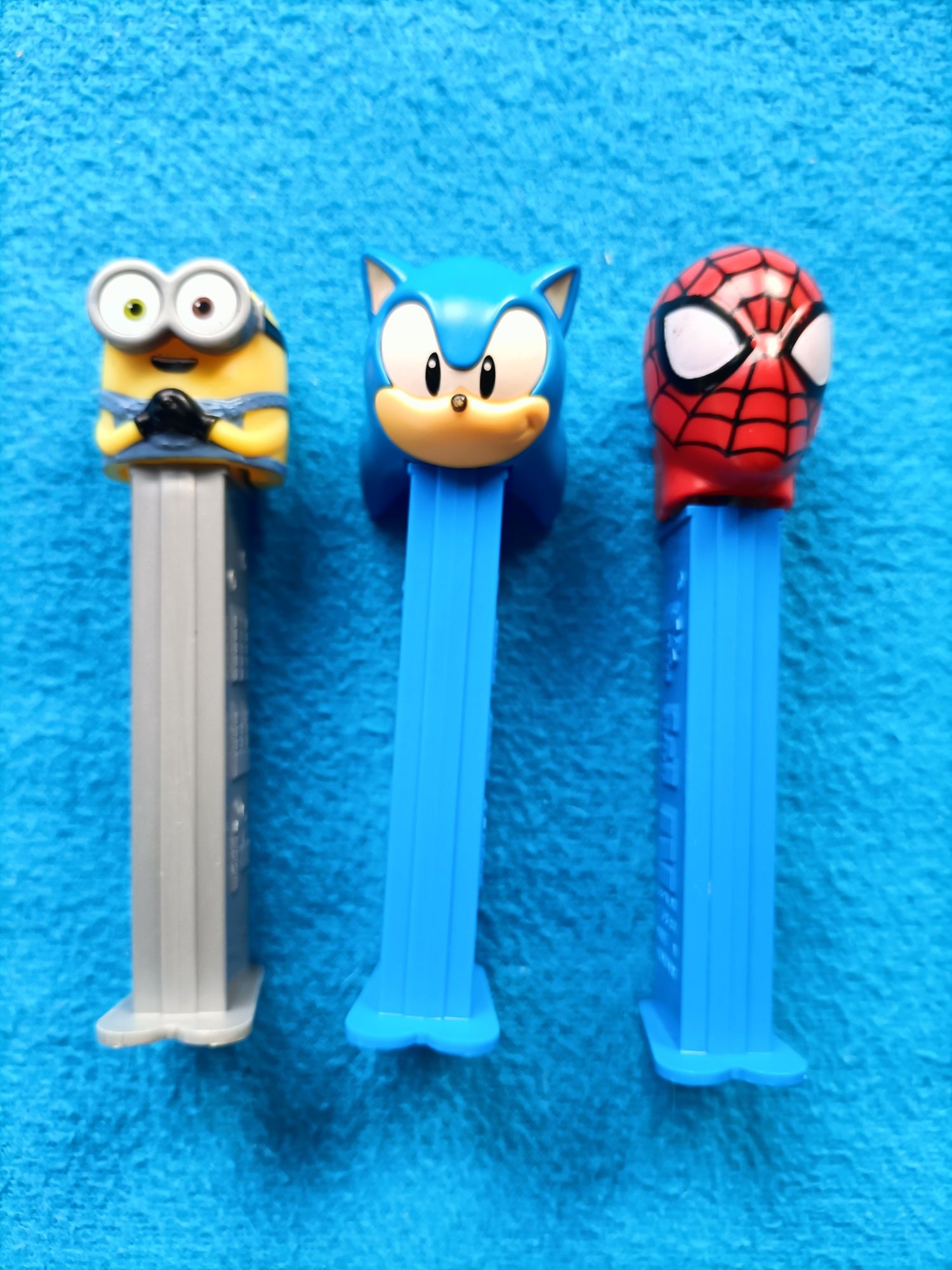 Lote 3 paez Sonic Spiderman Minions