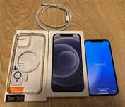 iPhone 12 Black 64GB + Etui Spigen Magsafe Ultra Hybrid + szkło JcPal