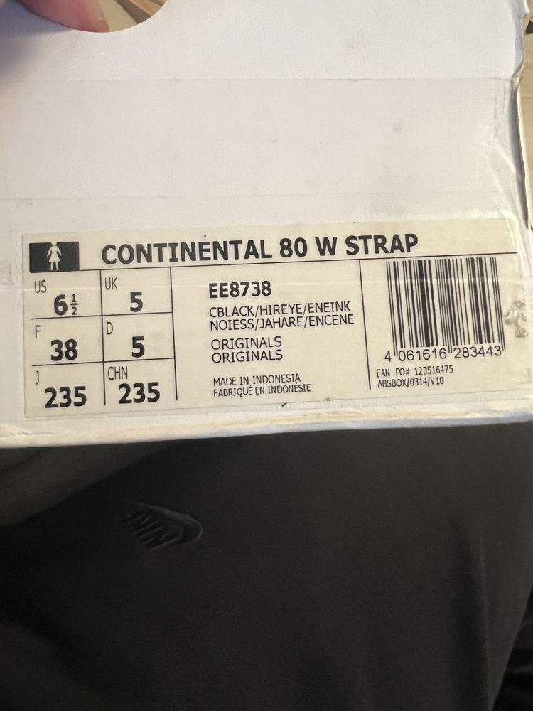 adidas оригінальні, абсолютно нові continental 80w strap ee8738