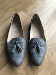 Zara mokasyny 38 szare