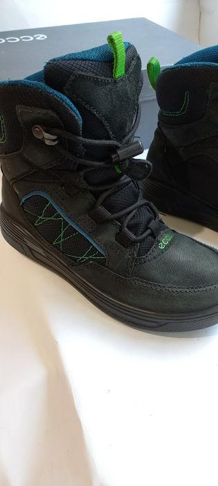 Ecco 32 рр зимові чоботи зимние ботинки 21 см