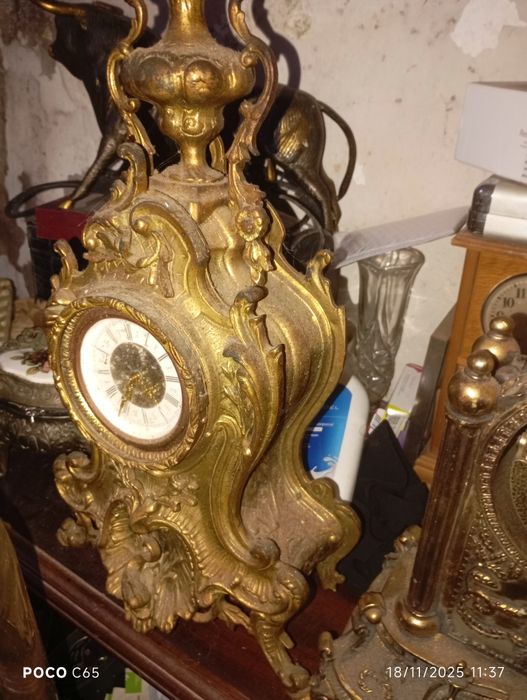 Relógio latão a corda em funcionamento 7kg