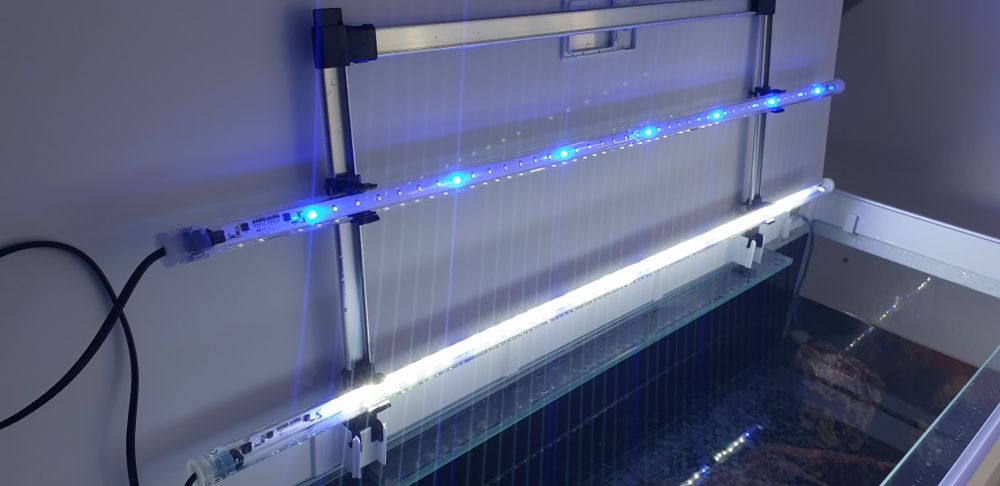 2 x Aquaell leddy tube 17W Oświetlenie akwarium