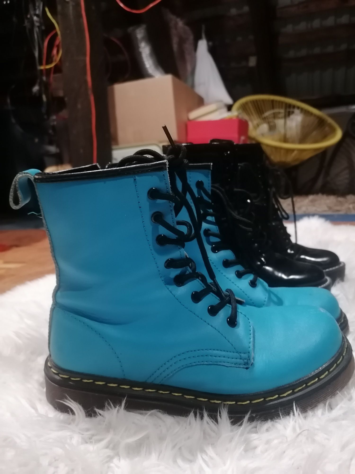 buty botki glany trzewiki  jak martens martensy 36 czarne n