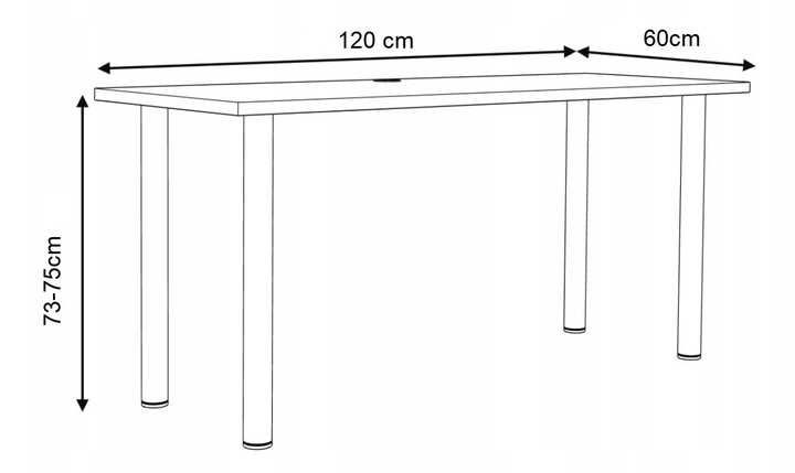 Ігровий стіл для гравців Black+LED SmartDesk 120 х 75 х 60 см