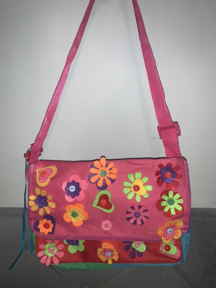 Torba torebka śliczna kolorowa dla dziewczynki