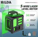 HILDA 5-liniowa poziomica laserowa samopoziomująca