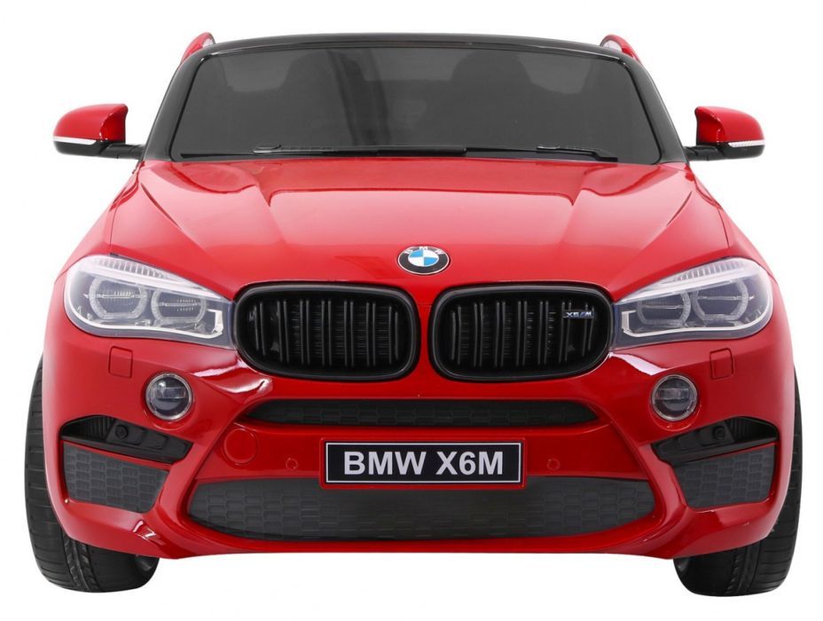 BMW X6M XXL pojazd akumulatorowy czerwony dzieci - EkstraZabawki.pl