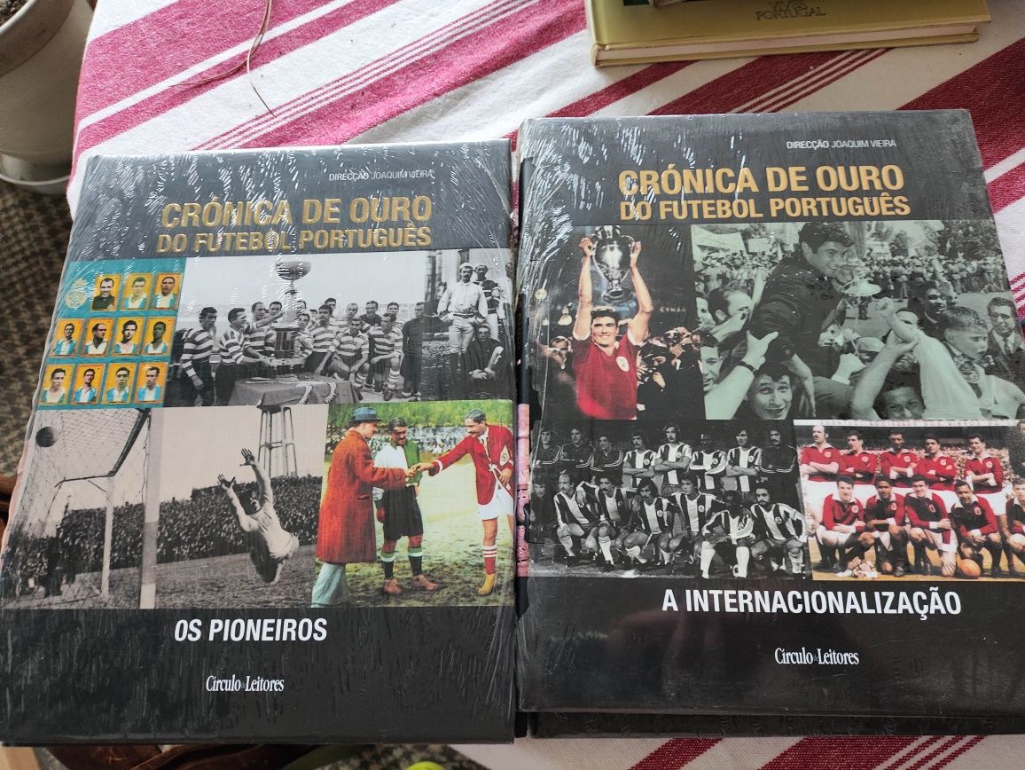 Coleção crónica de ouro do futebol português 5 volumes