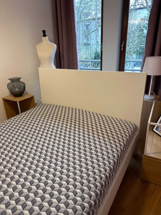 Rama Łóżka Ikea Nordli 140 x 200 Biały