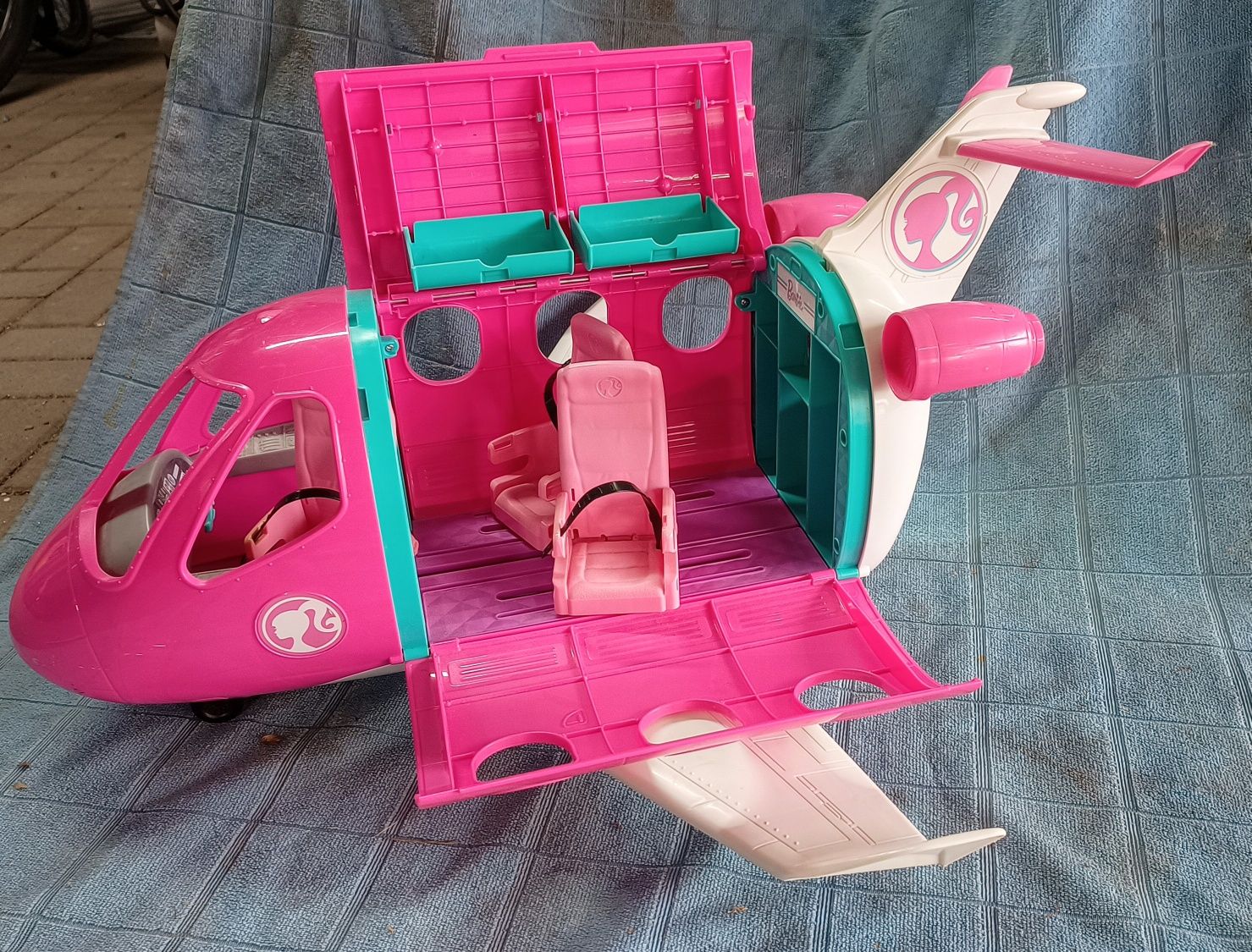 Samolot różowy BARBIE