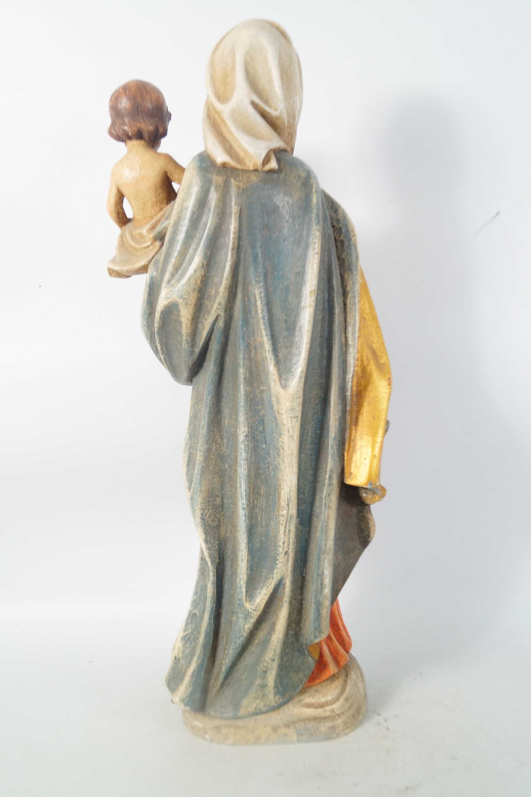 Matka Boska z Dzieciątkiem rzeźba figura polichromia