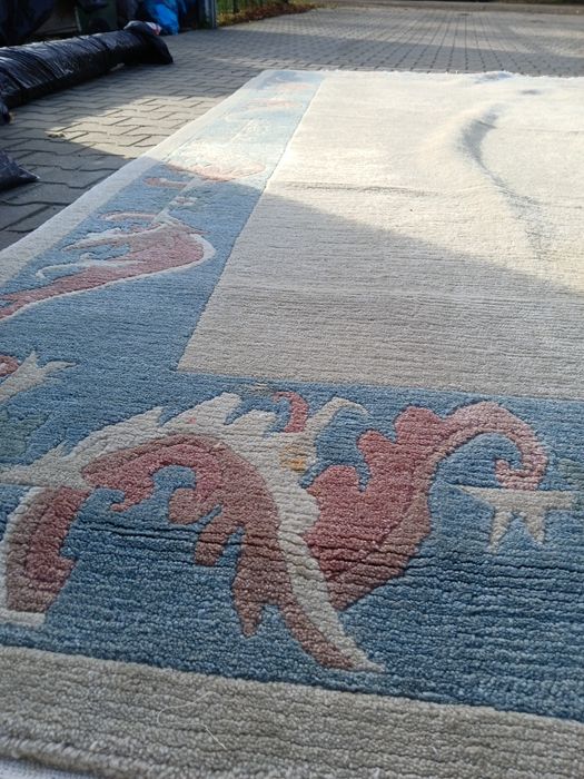 Dywan kolorowy 100% wełna z Nepalu kangri 1