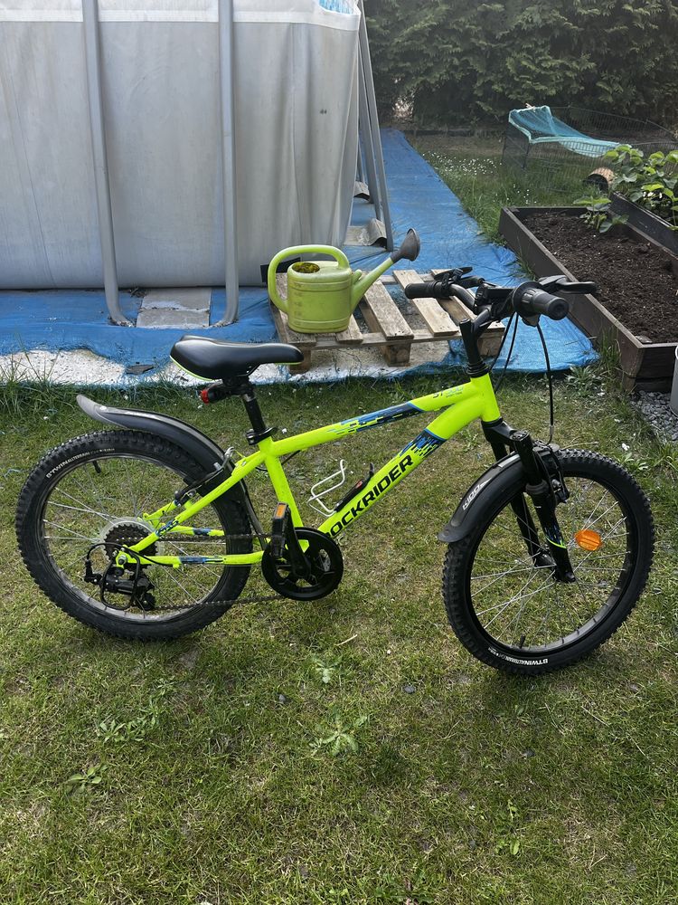 zielony rower dla dziecka