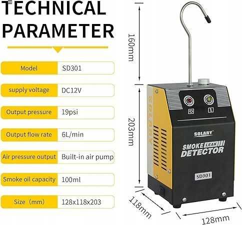 Generator dymu,tester szczelności, zadymiarka SD301