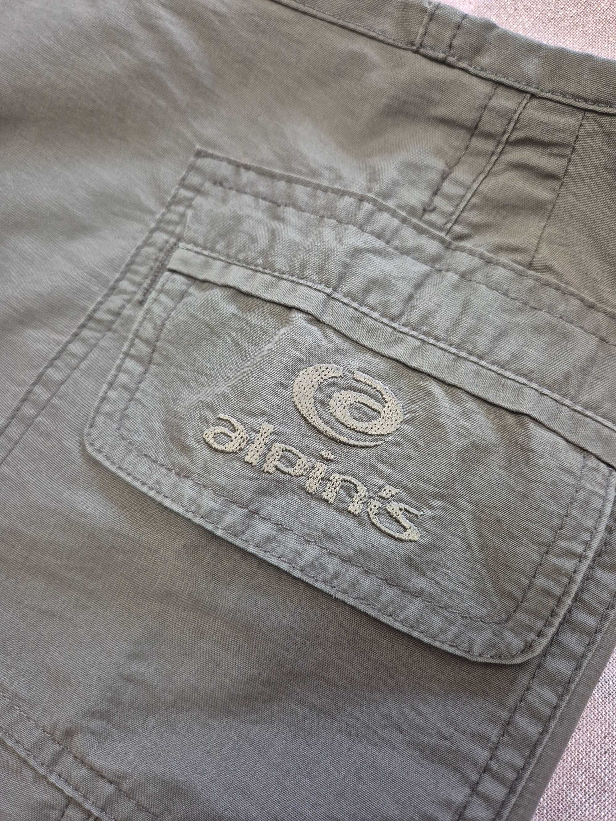 Długa klasyczna spódnica damska Alpinis XL 42 XXL midi khaki