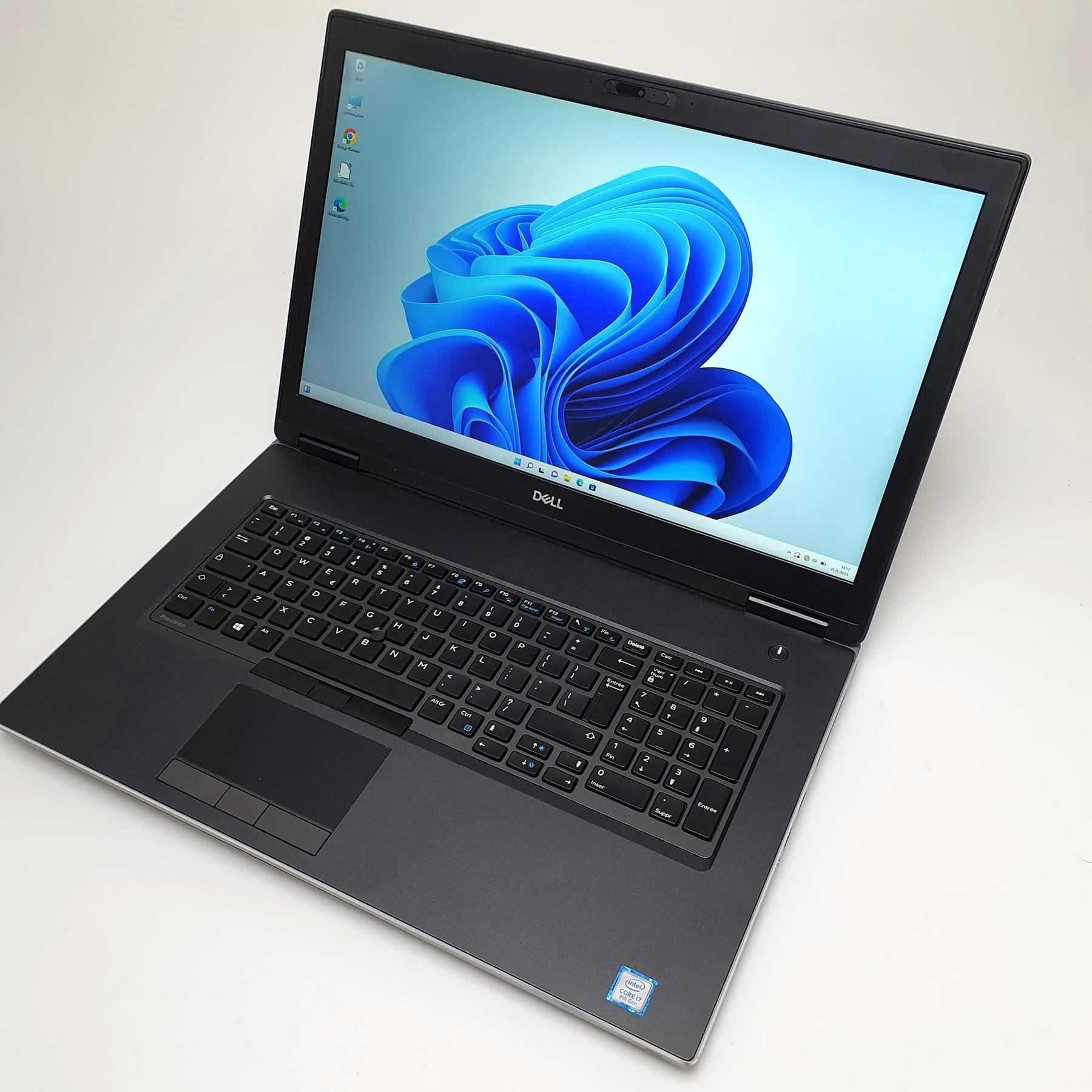 Laptop Dell Precision 7740 / RTX i7 32GB DDR4 512 SSD 17 cali Win 11