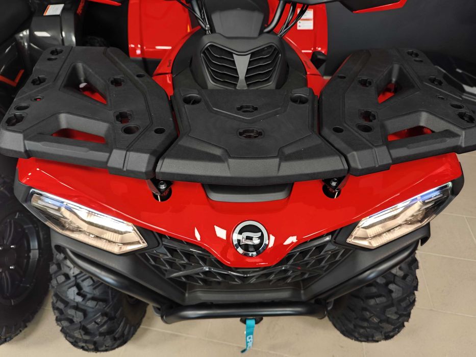 CF MOTO 520 L EPS wspomaganie FV Leasing, czerwony / pomarańczowy