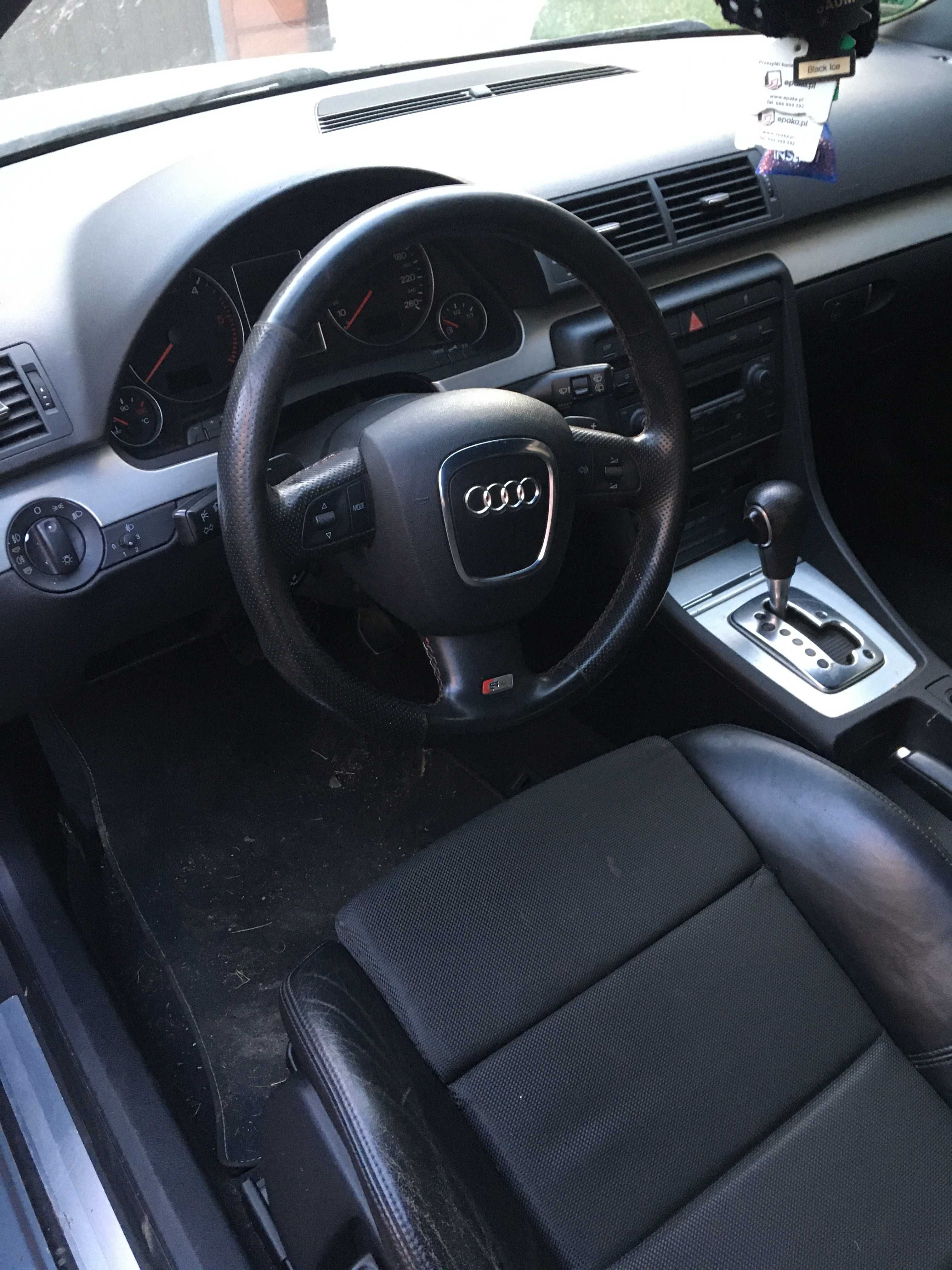 AUDI A4 B7 Poduszka airbag kierowcy kierownicy 3 ramiennej czarna