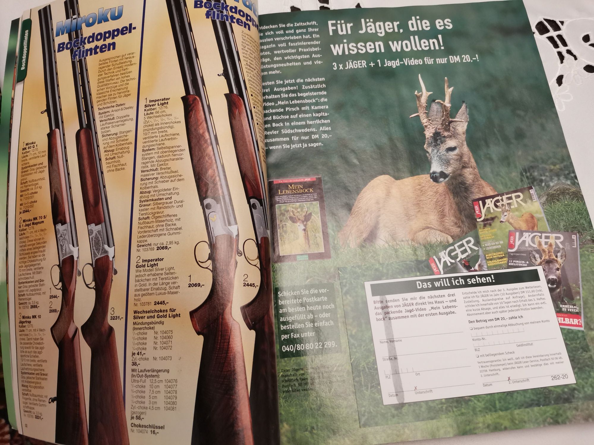 Katalog myśliwski Frankonia Jagd 2000, 2001.Jagd und Sportschiessen