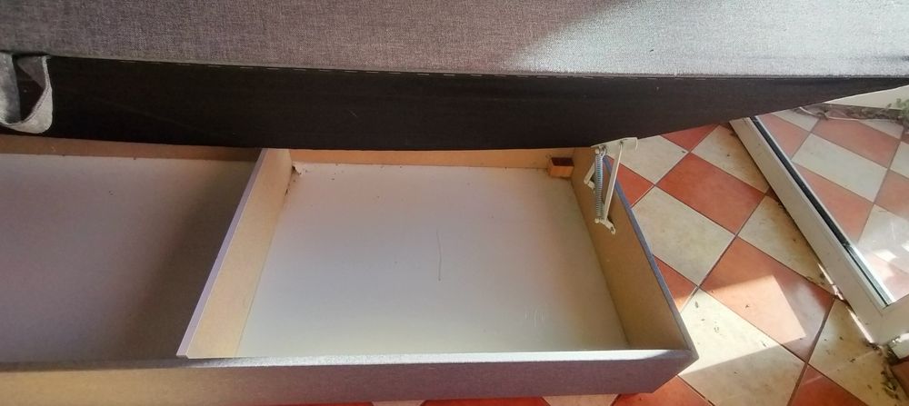Łóżko kontynentalne 90x200