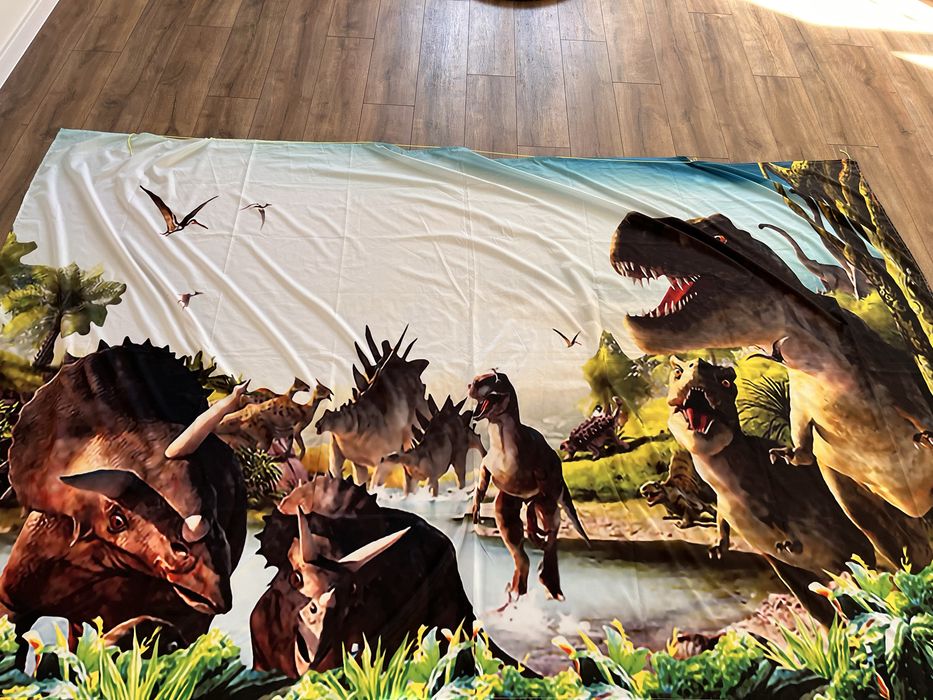 Tapeta tlo w dinozaury rozmiar 1,8 x 3,0 metr