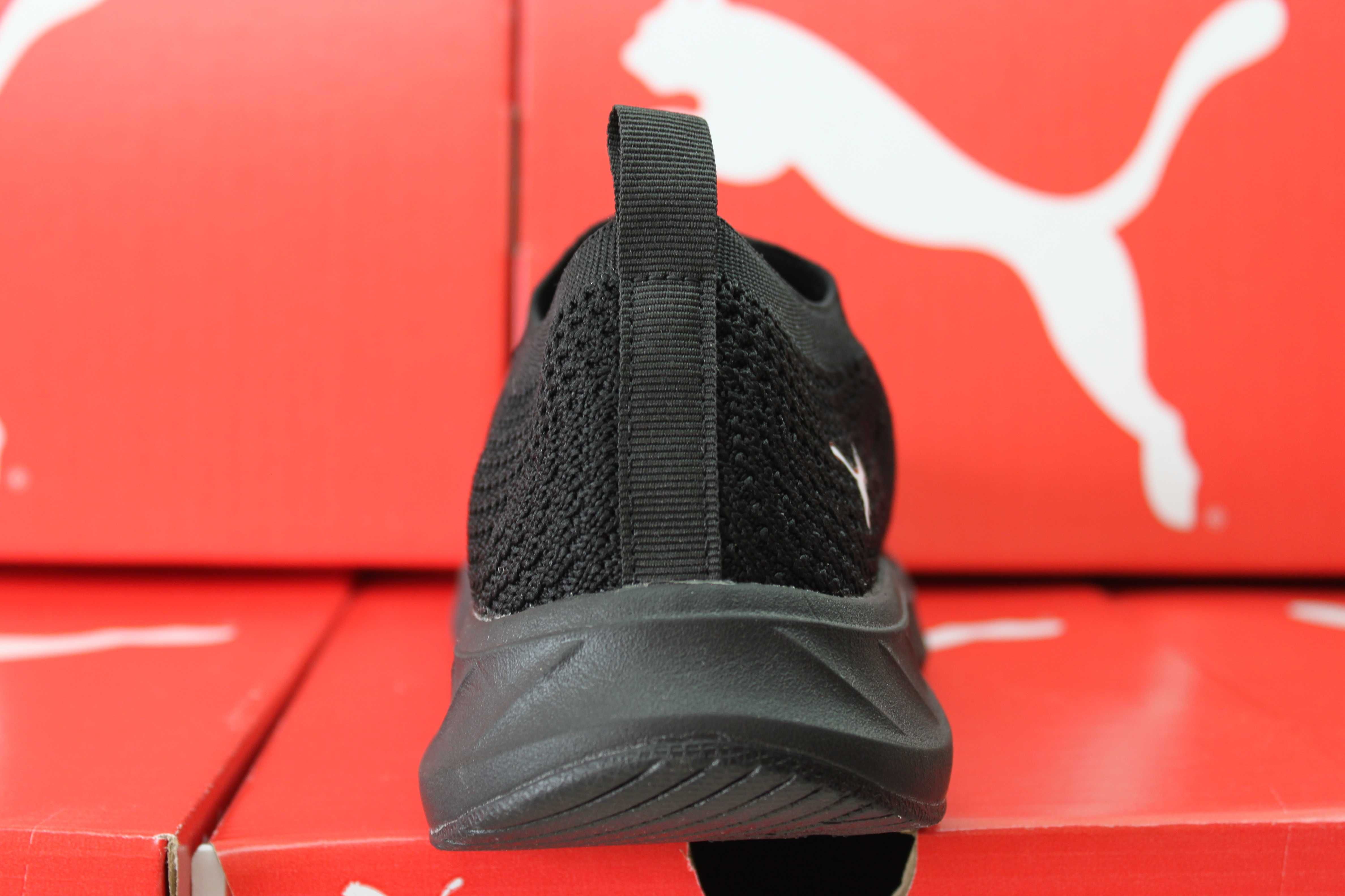 PUMA - черные кеды - кроссовки - кросівки сетка (код:5507сетка)